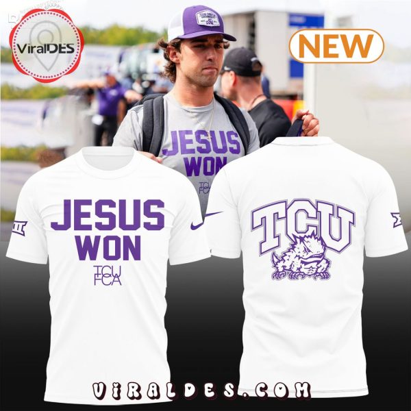 Jesus Won TCU Football White Hoodie