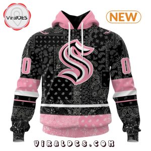 NHL Seattle Kraken Special Pink Paisley Design Hoodie