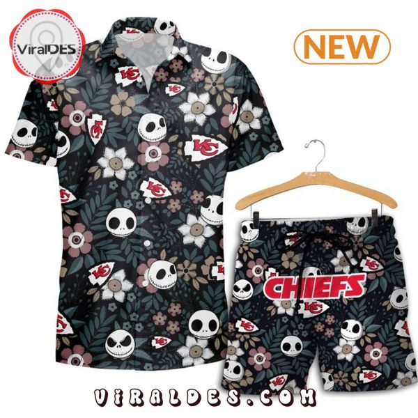 Kansas City Chiefs Cute Skeleton Hawaii Shirt, Shorts