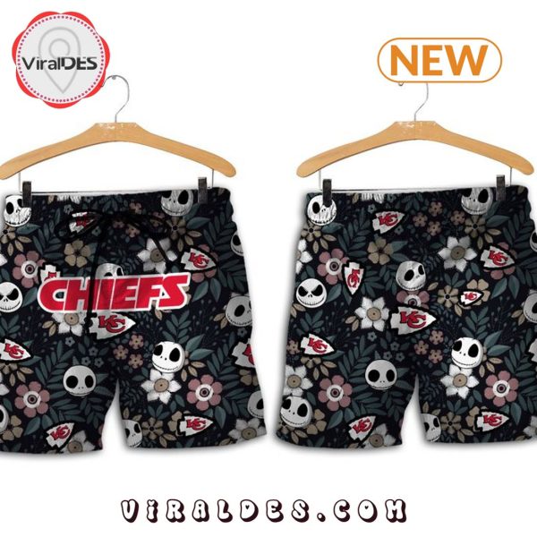 Kansas City Chiefs Cute Skeleton Hawaii Shirt, Shorts