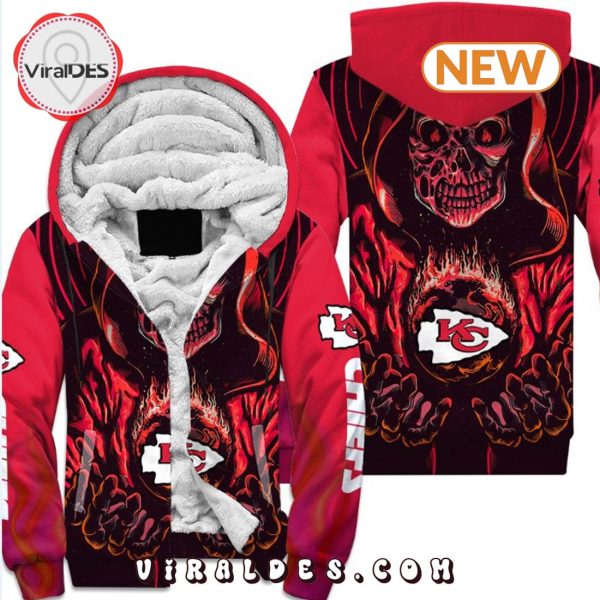 Kansas City Chiefs Death Halloween Skull Hoodie