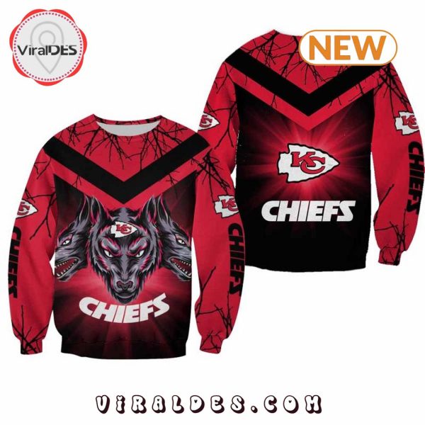 Kansas City Chiefs Halloween Wolf Sweatshirt