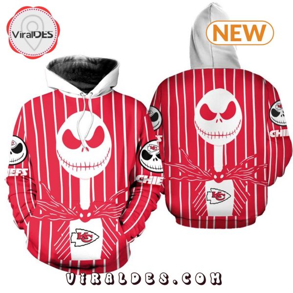 Kansas City Chiefs Jack Skellington Halloween Hoodie