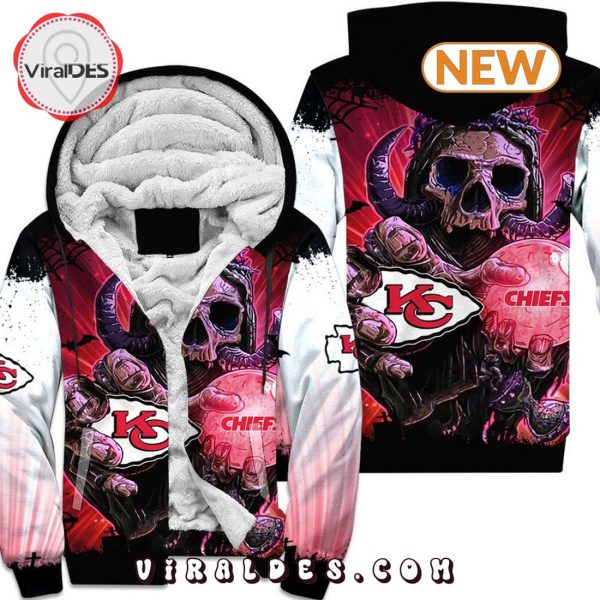 Kansas City Chiefs Skull Halloween Hoodie