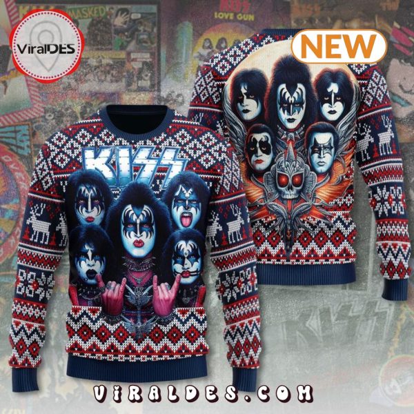 Kiss Band 3D Ugly Sweater, Christmas Gifts