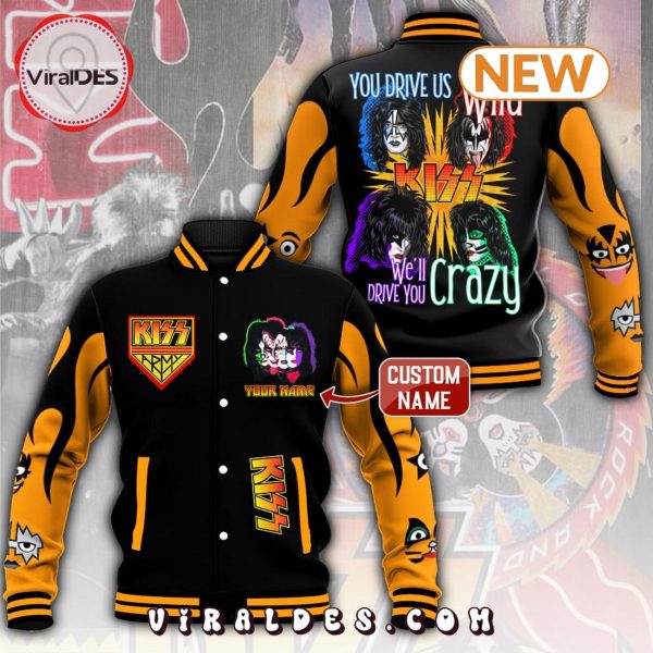 Kiss Band Music Custom Baseball Jacket