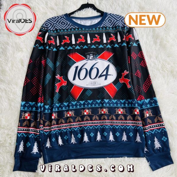 Kronenbourg Brewery Alcohol Ugly Christmas Sweater