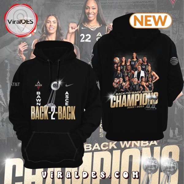 Las Vegas Aces 2023 WNBA Champions Black Hoodie