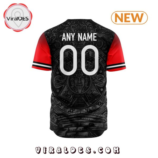 LIGA MX Atlas F.C Aztec Custom Design Baseball Jersey