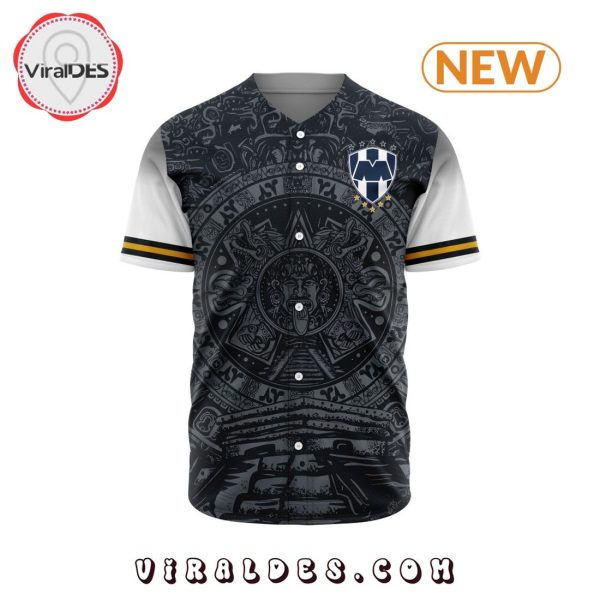 LIGA MX C.F. Monterrey Aztec Custom Design Baseball Jersey