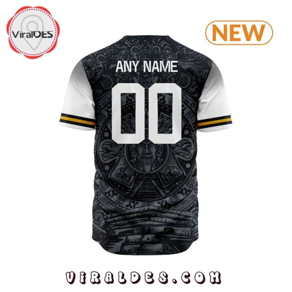 LIGA MX C.F. Monterrey Aztec Custom Design Baseball Jersey