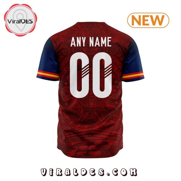 LIGA MX Chivas Guadalajara Aztec Custom Design Baseball Jersey