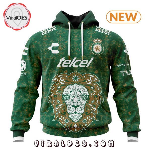 LIGA MX Club Leon Special Home Dia De Muertos Hoodie