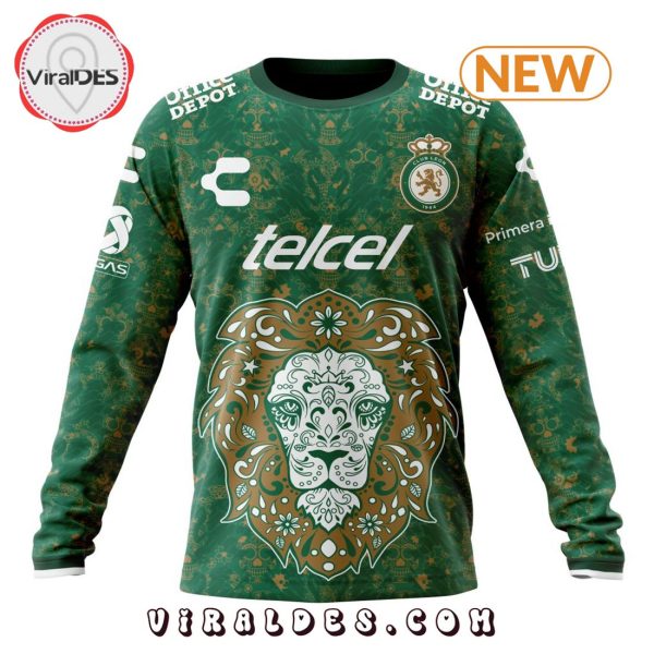 LIGA MX Club Leon Special Home Dia De Muertos Hoodie