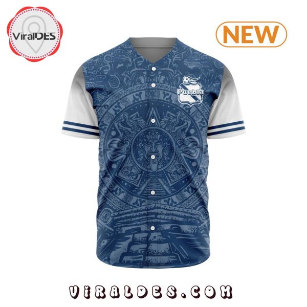 LIGA MX Club Puebla Aztec Custom Design Baseball Jersey