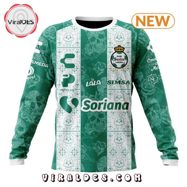 LIGA MX Club Santos Laguna Special Home Dia De Muertos Hoodie