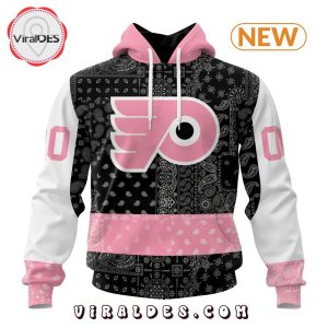 NHL Philadelphia Flyers Special Pink Paisley Design Hoodie