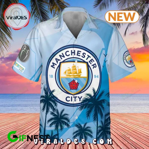 Manchester City F.C Champions Hawaiian Shirt