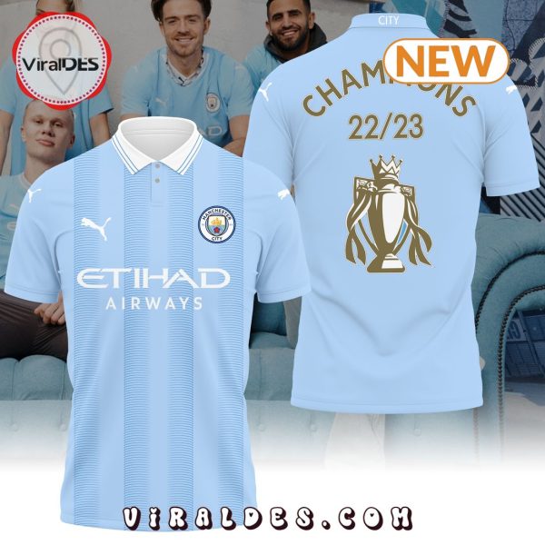 Manchester City Premier League Champions Polo