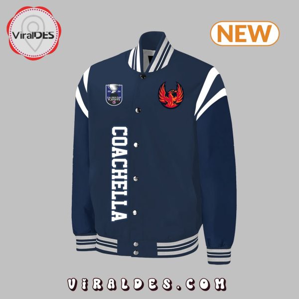 Men’s Coachella Valley Firebirds Navy Baseball Jacket