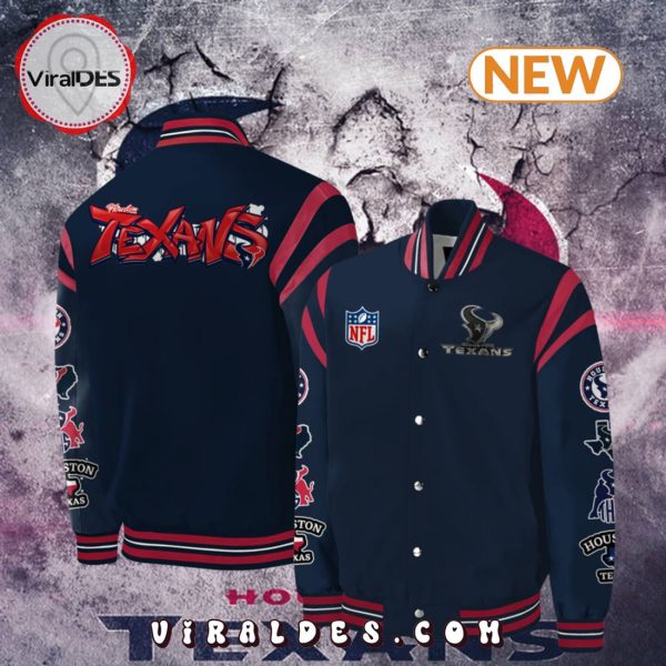 Men’s Houston Texans Football Baseball Jacket