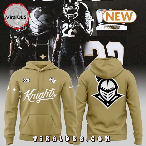 Men’s Knights Football Beige Hoodie, Cap