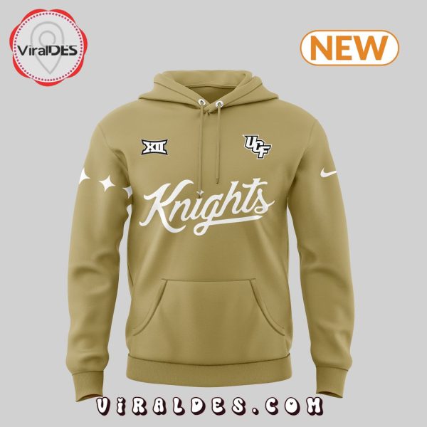 Men’s Knights Football Beige Hoodie, Cap