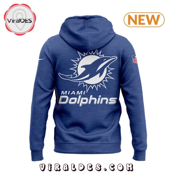 Men’s Miami Dolphins Navy Zip Hoodie