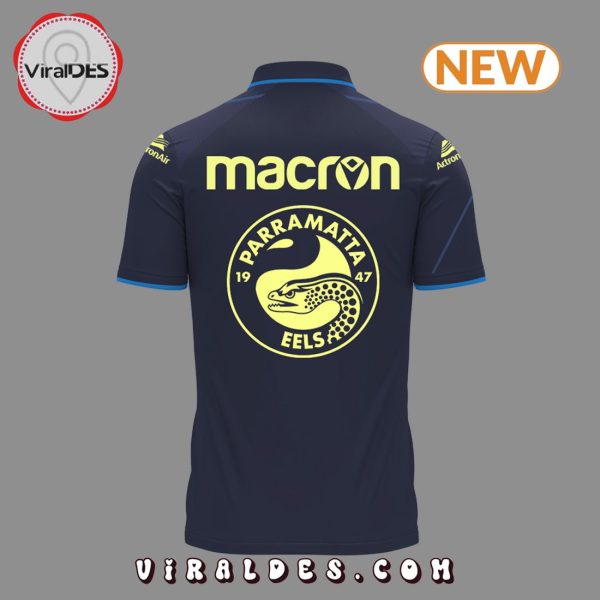 Men’s Parramatta Eels Black Luxury Polo