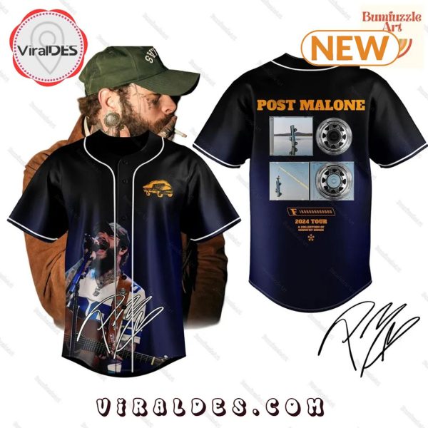 Men’s Post Malone F-1 Trillion Tour Baseball Jersey