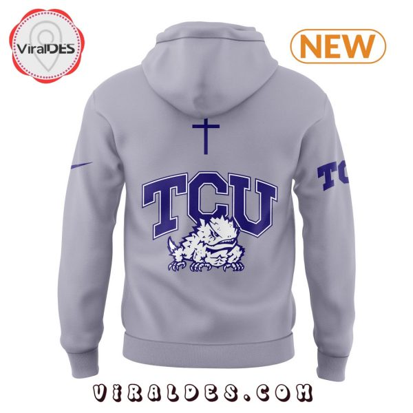 Men’s TCU Football Jesus Won Grey Hoodie