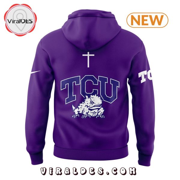 Men’s TCU Football Jesus Won Purple Hoodie