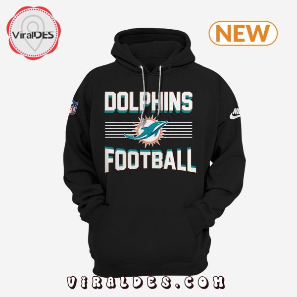 Miami Dolphins Football Black Hoodie