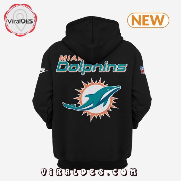 Miami Dolphins Football Black Hoodie