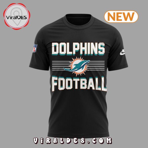 Miami Dolphins Football Black Hoodie