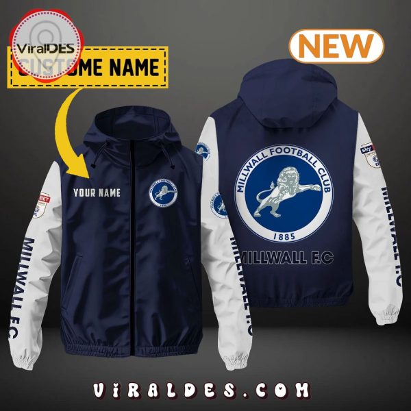 Millwall FC Custom Name Windbreaker Jacket