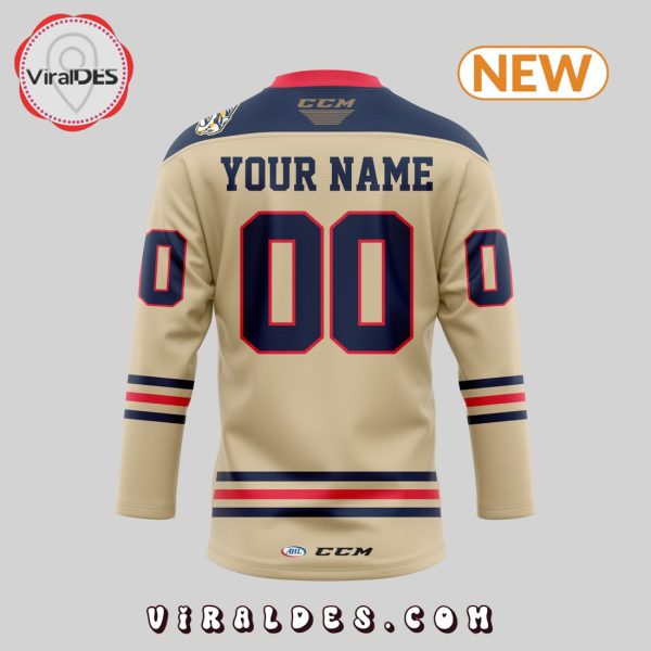 Milwaukee Admirals Custom Name Number Hockey Jersey