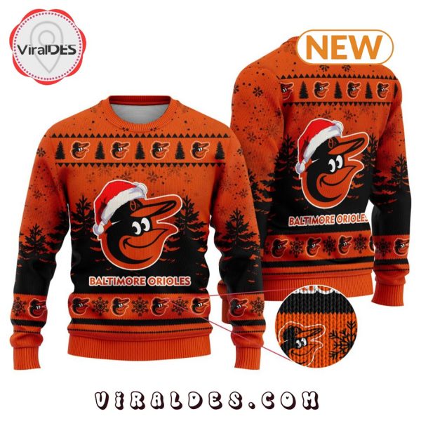 MLB Baltimore Orioles 2024 Christmas Ugly Sweater