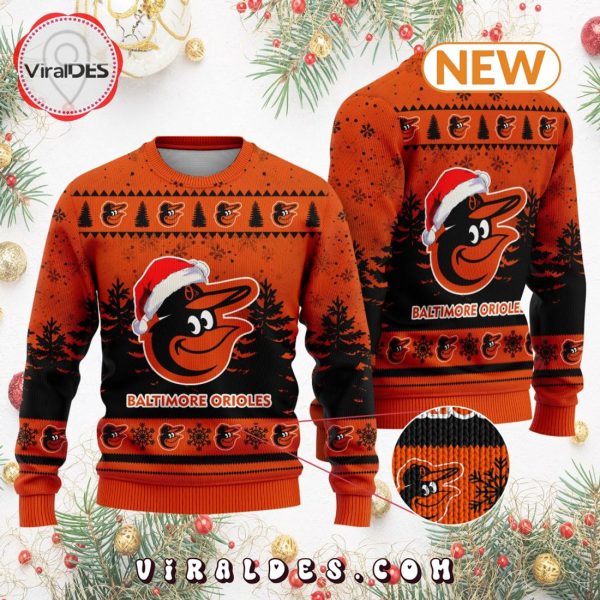 MLB Baltimore Orioles 2024 Christmas Ugly Sweater