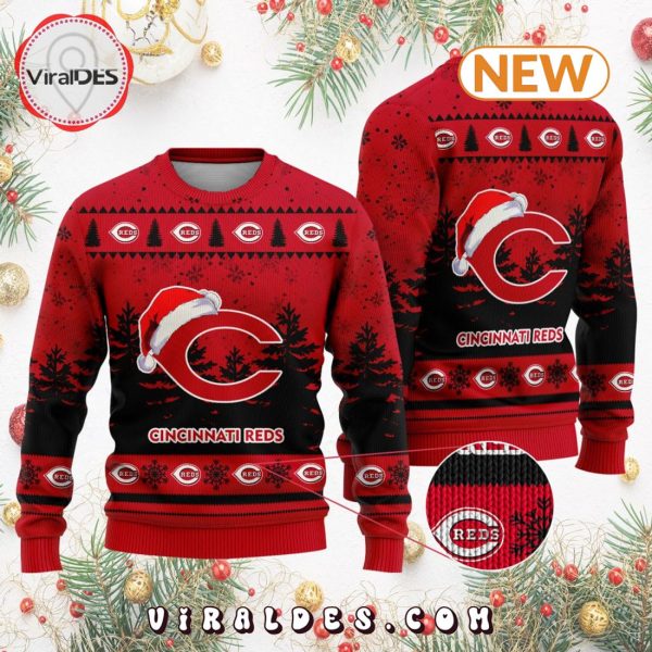 MLB Cincinnati Reds 2024 Christmas Ugly Sweater