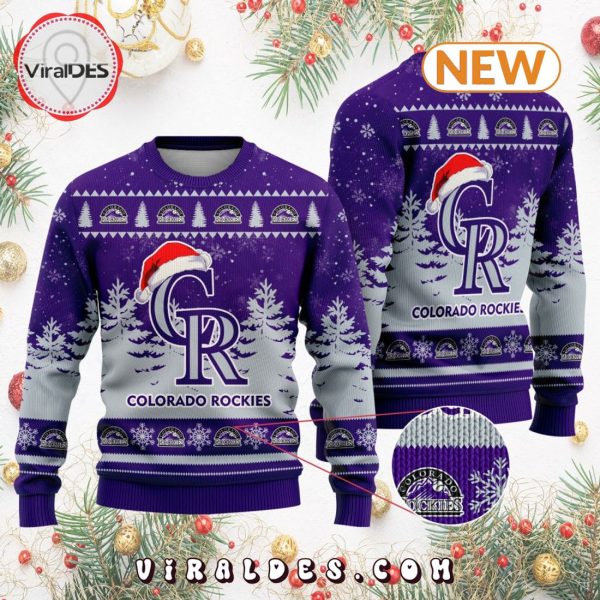 MLB Colorado Rockies 2024 Christmas Ugly Sweater