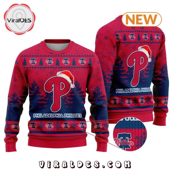 MLB Philadelphia Phillies 2024 Christmas Ugly Sweater