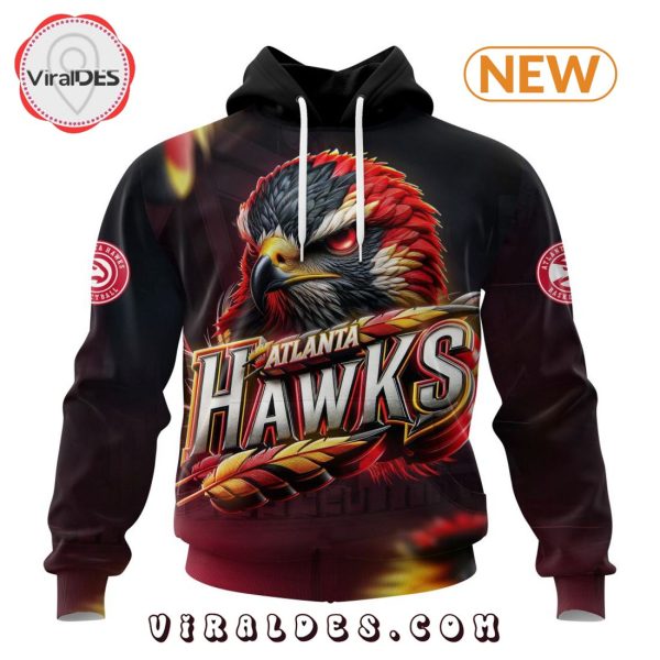 NBA Atlanta Hawks Special Realistic Team Logo Hoodie