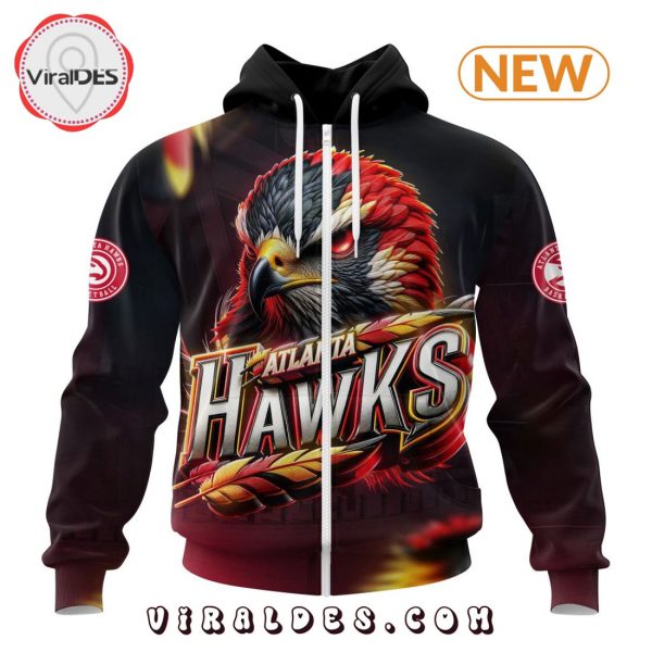 NBA Atlanta Hawks Special Realistic Team Logo Hoodie