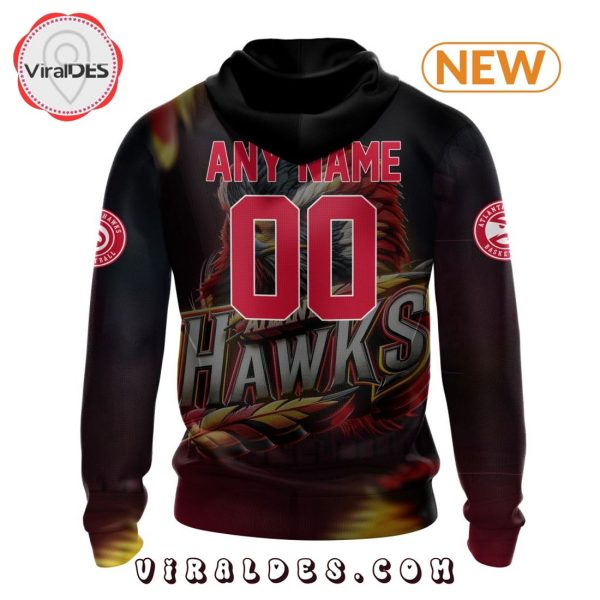 NBA Atlanta Hawks Special Realistic Team Logo Hoodie