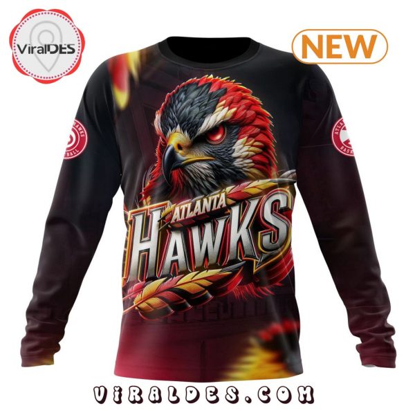 NBA Atlanta Hawks Special Realistic Team Logo Hoodie