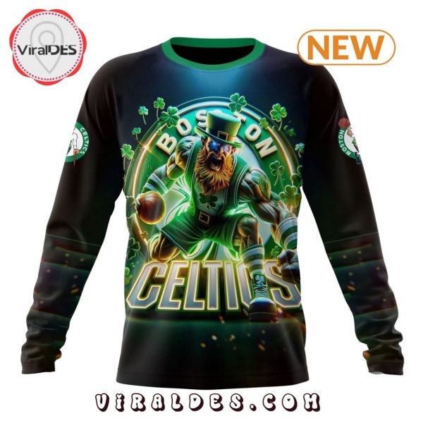 NBA Boston Celtics Special Realistic Team Logo Hoodie