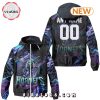 NBA Denver Nuggets Realistic Team Logo Design Windbreaker Jacket