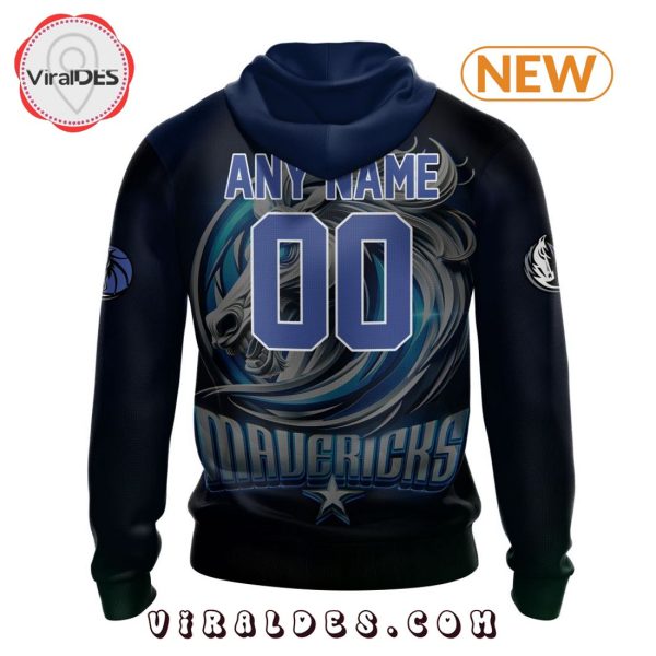 NBA Dallas Mavericks Special Realistic Team Logo Hoodie