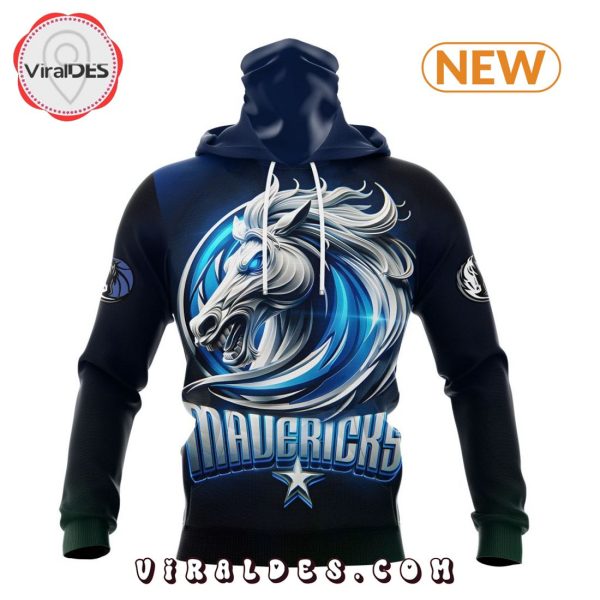 NBA Dallas Mavericks Special Realistic Team Logo Hoodie